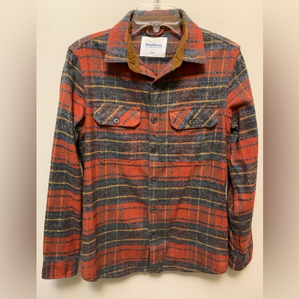 WIND RIVER Cotton Plaid Button-Up Shacket/Shirt - Picture 3 of 9